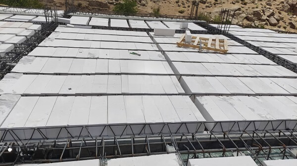مراحل اجرای سقف با بلوک هبلکس سقفی
